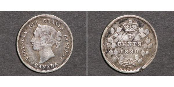 5 Cent Canada Silver Victoria (1819 - 1901)