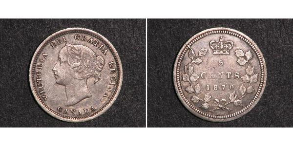 5 Cent Canada Silver Victoria (1819 - 1901)