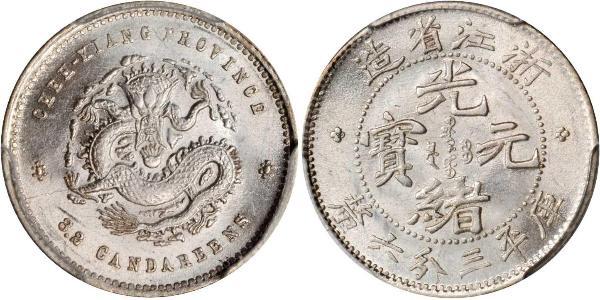 5 Cent China Silver Guangxu Emperor