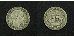 5 Cent Denmark Silver Frederick VII of Denmark (1808-1863)