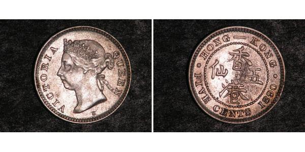 5 Cent Hong Kong Silver Victoria (1819 - 1901)