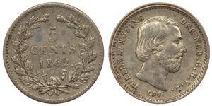 5 Cent Netherlands Silver 