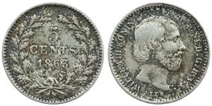 5 Cent Netherlands Silver 