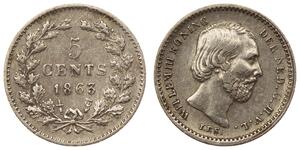 5 Cent Netherlands Silver 