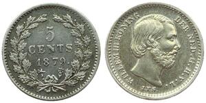 5 Cent Netherlands Silver 
