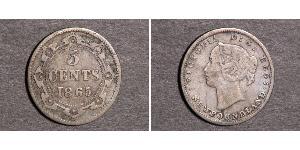 5 Cent Newfoundland and Labrador Silver Victoria (1819 - 1901)