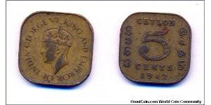 5 Cent Sri Lanka/Ceylon  