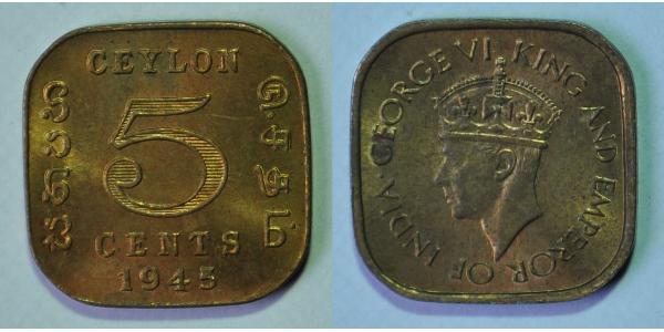 5 Cent Sri Lanka/Ceylon  