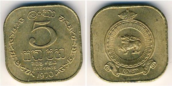 5 Cent Sri Lanka/Ceylon  