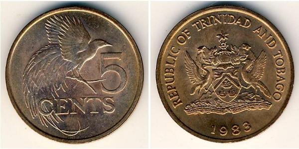 5 Cent Trinidad y Tobago  