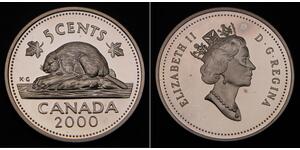 5 Cent 加拿大 銀 