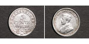 5 Cent 加拿大 銀 乔治五世  (1865-1936)