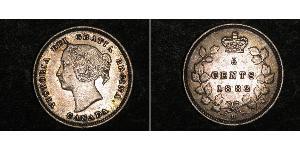 5 Cent 加拿大 銀 维多利亚 (英国君主)