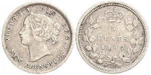 5 Cent 加拿大 銀 维多利亚 (英国君主)