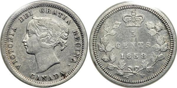 5 Cent 加拿大 銀 维多利亚 (英国君主)