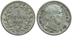 5 Cent 荷兰 銀 
