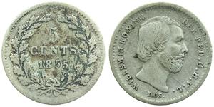 5 Cent 荷兰 銀 
