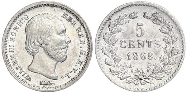 5 Cent 荷兰 銀 