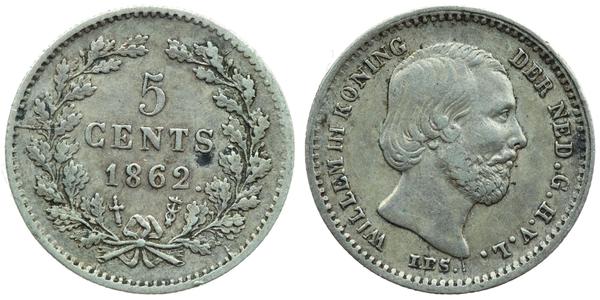 5 Cent 荷兰 銀 