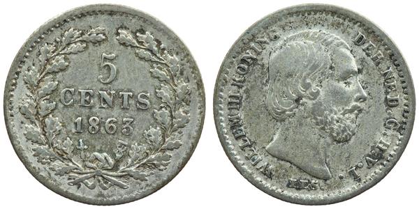 5 Cent 荷兰 銀 
