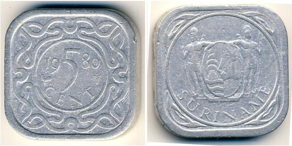 5 Cent Suriname 铝 