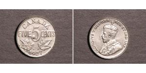 5 Cent 加拿大 镍 乔治五世  (1865-1936)