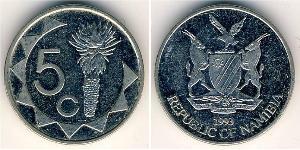 5 Cent Namibia 銅/镍 