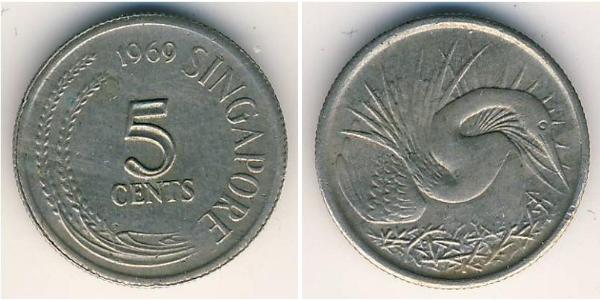 5 Cent Singapore 銅/镍 