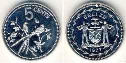 5 Cent 伯利兹 镍/銅 