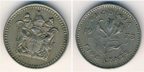 5 Cent 南羅德西亞 銅/镍 