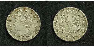 5 Cent 美利堅合眾國 (1776 - ) 銅/镍 