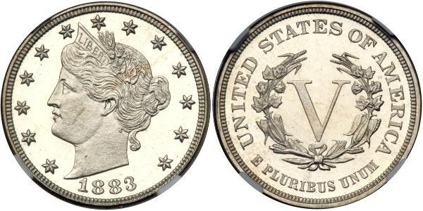 5 Cent 美利堅合眾國 (1776 - ) 銅/镍 