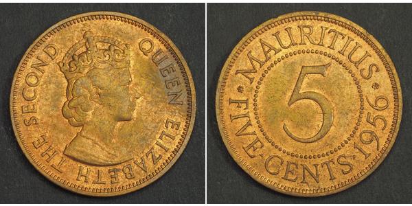 5 Cent Mauritius 青铜 