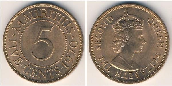 5 Cent Mauritius 青铜 