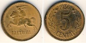 5 Cent 立陶宛 青铜 