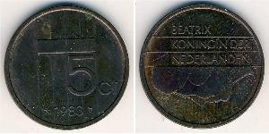 5 Cent 荷兰王国 青铜 