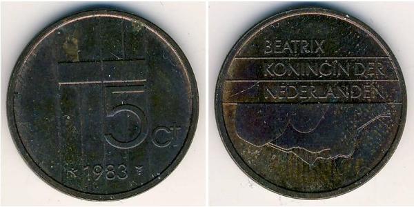 5 Cent 荷兰王国 青铜 