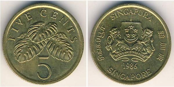 5 Cent Singapore 青铜/铝 