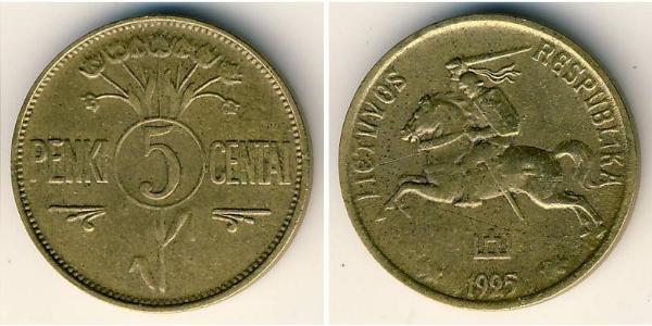 5 Cent 立陶宛 青铜/铝 