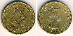5 Cent  黃銅 