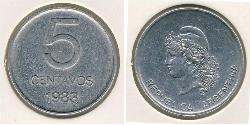 5 Centavo República Argentina (1861 - ) Aluminio 