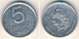 5 Centavo Argentine Republic (1861 - ) Aluminium 