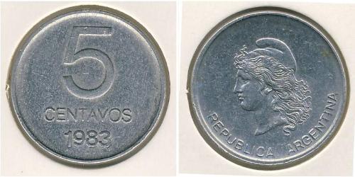 5 Centavo Argentine Republic (1861 - ) Aluminium 