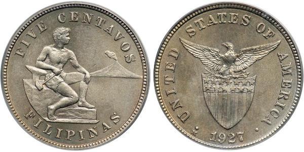 5 Centavo Philippines Argent 
