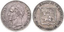 5 Centavo Venezuela Argent 