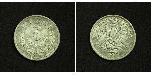 5 Centavo Messico Argento 
