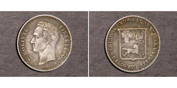 5 Centavo Venezuela Argento 