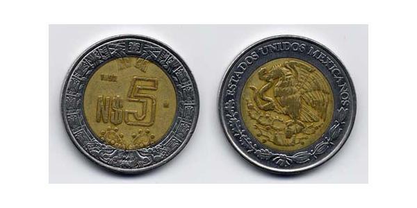 5 Centavo 墨西哥 Bimetal 