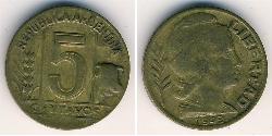 5 Centavo Argentinien (1861 - ) Bronze 