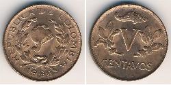5 Centavo Colombia (1886 - ) Bronzo 